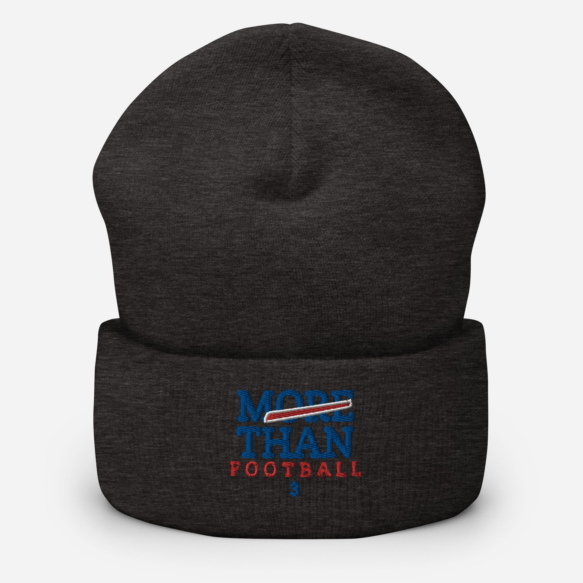 Damar Hamlin Hat / Love For 3 Hat / Buffalo Bills Cuffed Beanie