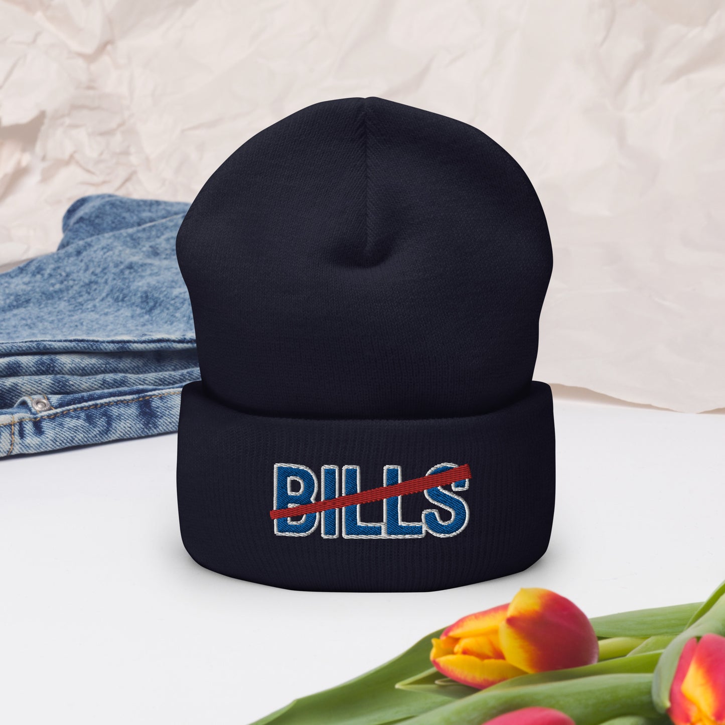 Buffalo Bills Hat / Bills Hat / Buffalo Bills 3 Cuffed Beanie