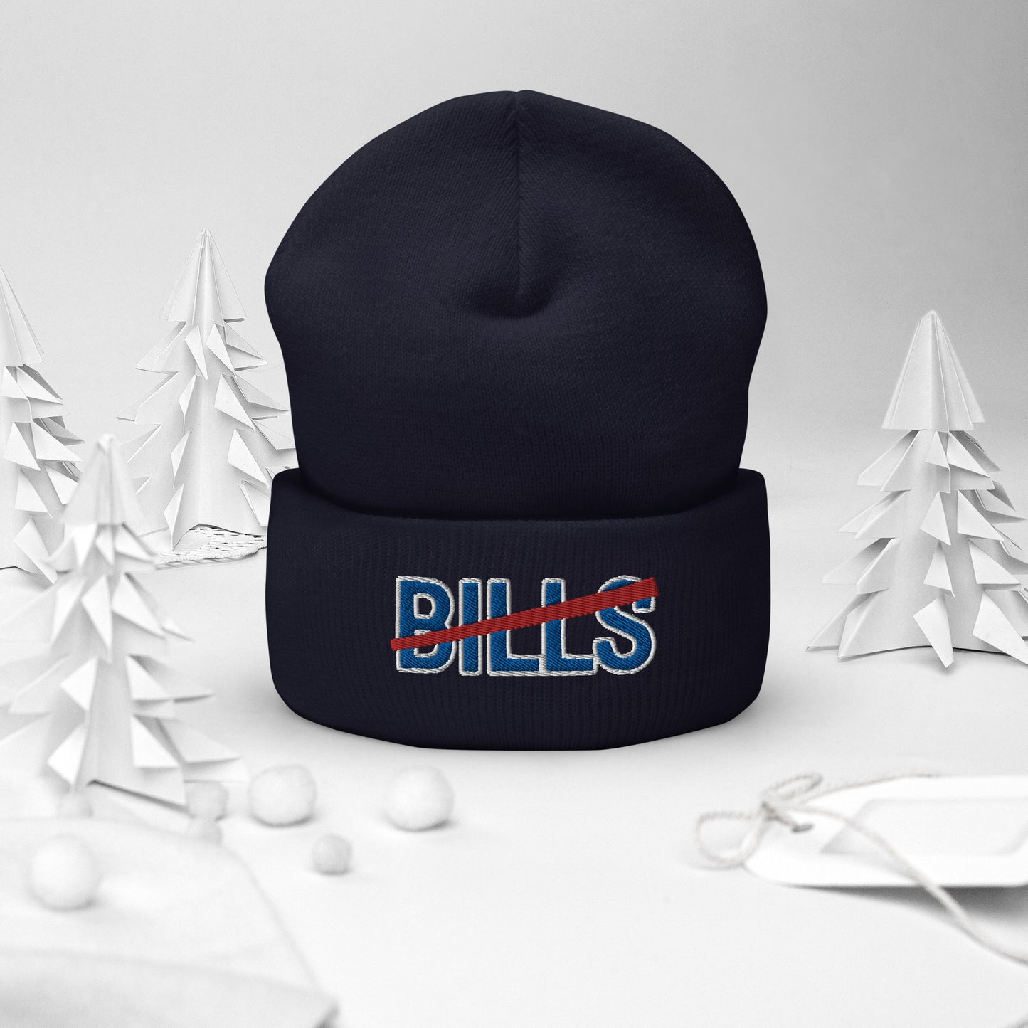 Buffalo Bills Hat / Bills Hat / Buffalo Bills 3 Cuffed Beanie