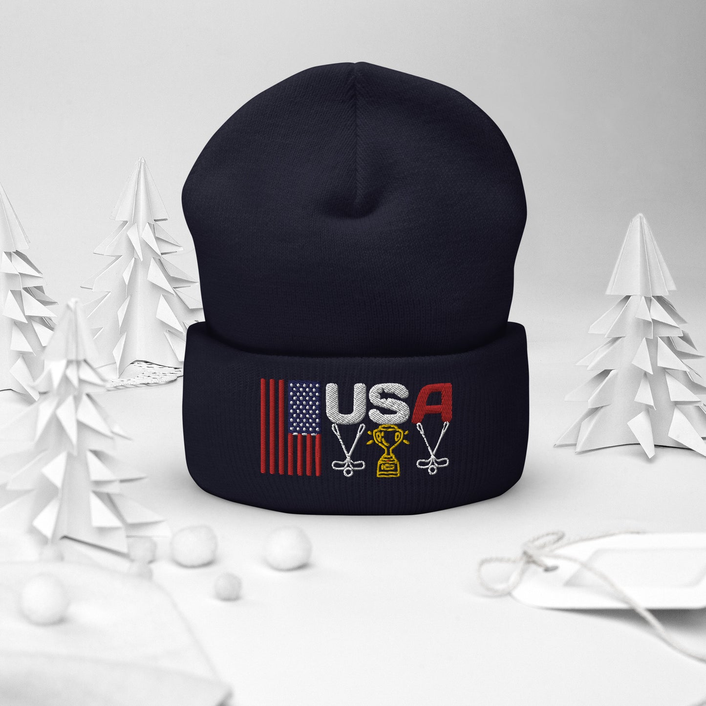 Ryder Cup Hat / Ryder Cup 2023 Hat / Golf Hat / USA Cuffed Beanie