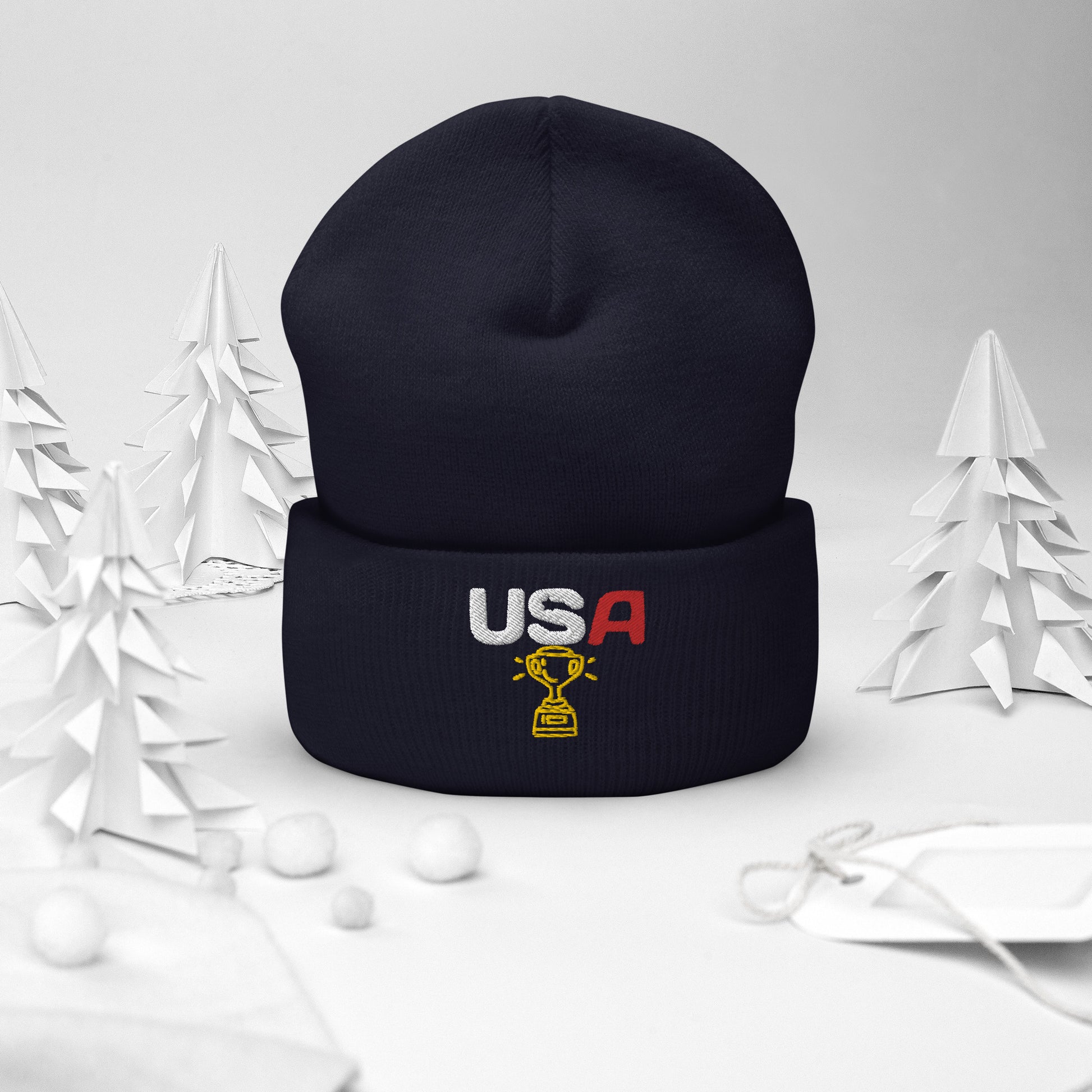 Ryder Cup Hat / Ryder Cup 2023 Hat / Golf Hat / USA Cuffed Beanie