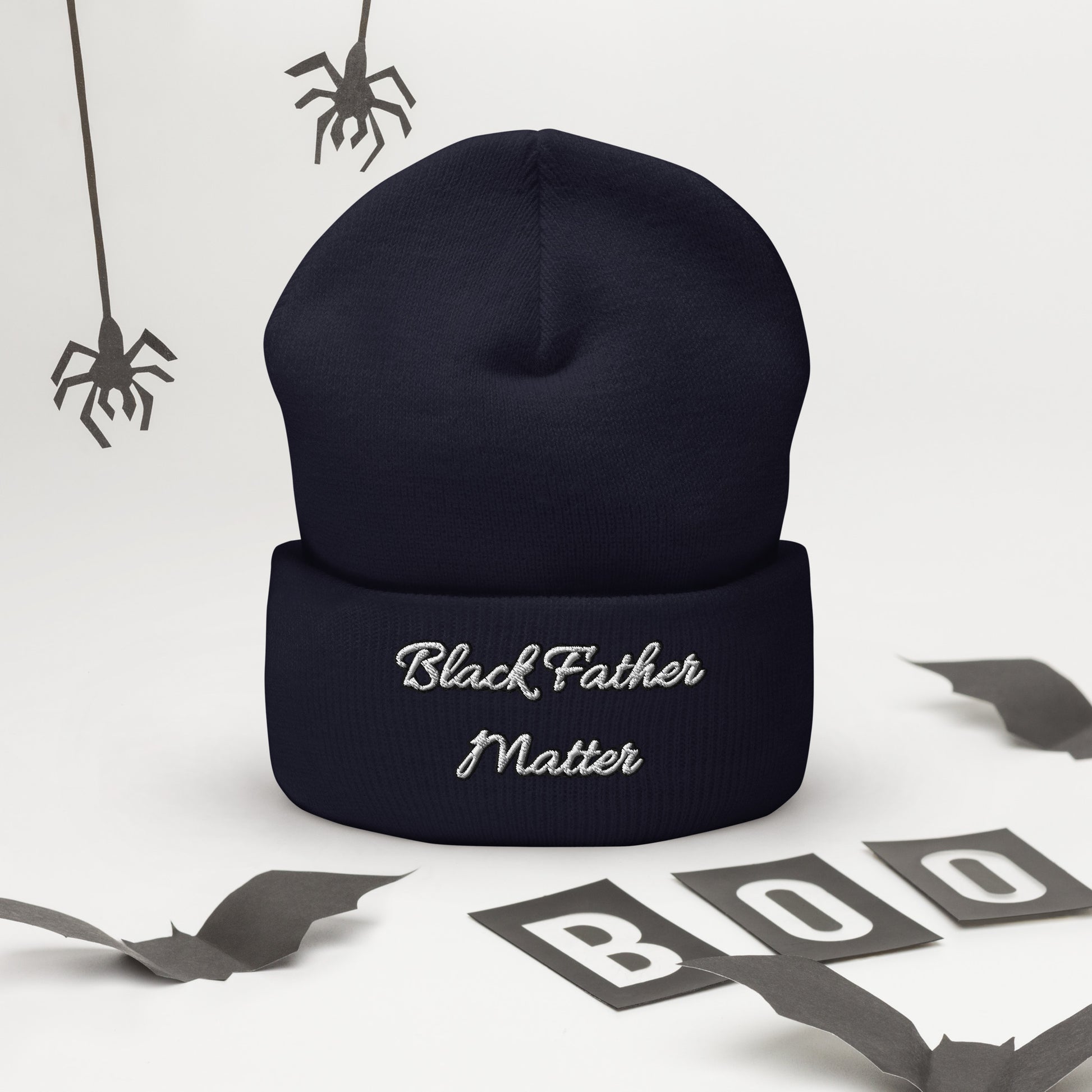 Kyrie Irving Hat / Black Father Matter / Organic Negrow Cuffed Beanie