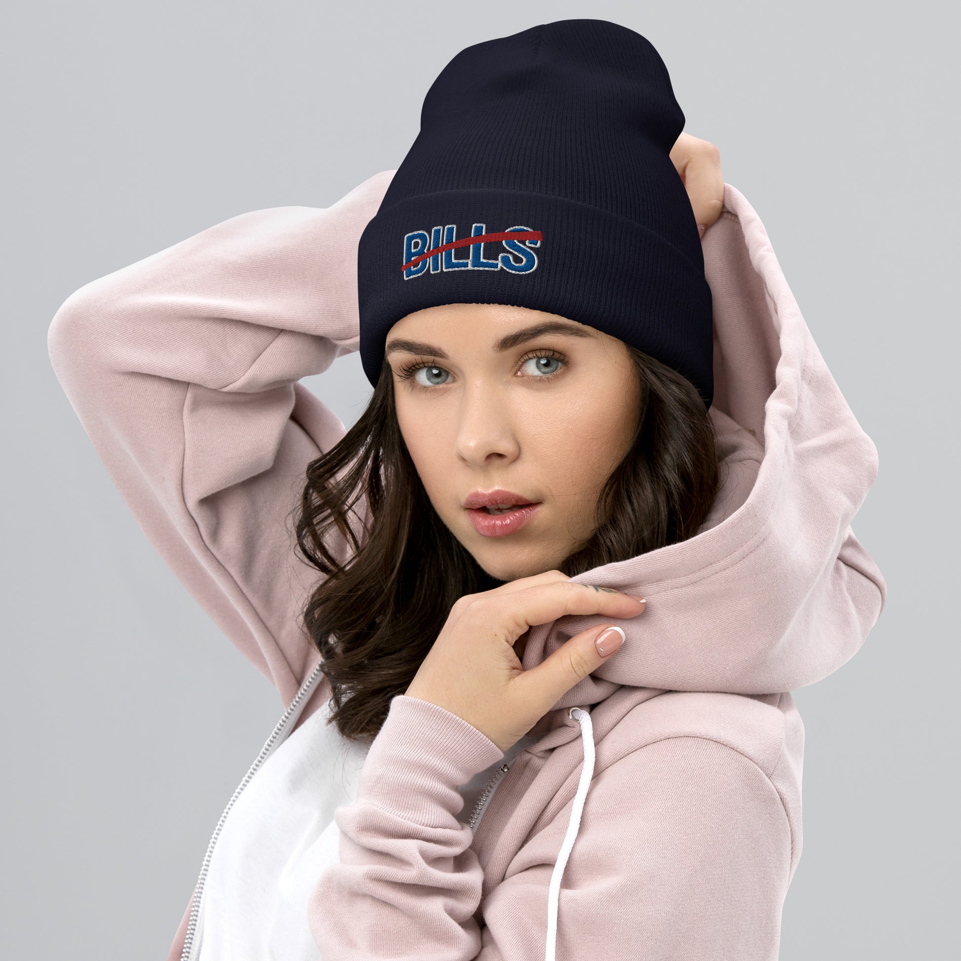 Buffalo Bills Hat / Bills Hat / Buffalo Bills 3 Cuffed Beanie