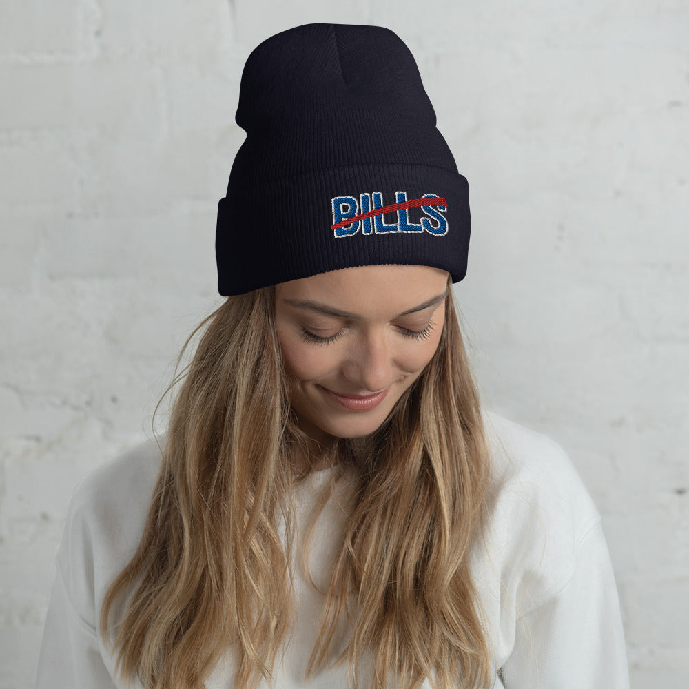 Buffalo Bills Hat / Bills Hat / Buffalo Bills 3 Cuffed Beanie