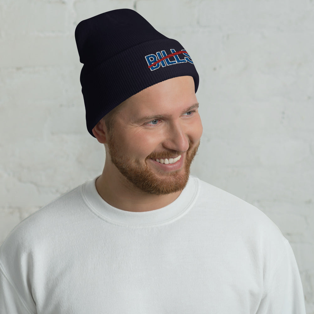 Buffalo Bills Hat / Bills Hat / Buffalo Bills 3 Cuffed Beanie