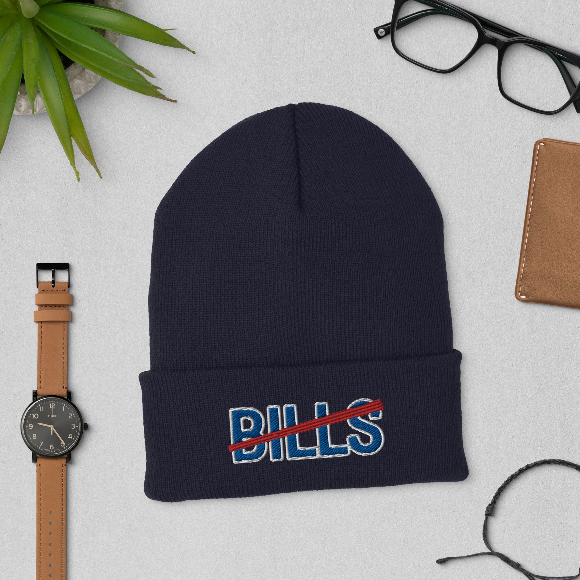 Buffalo Bills Hat / Bills Hat / Buffalo Bills 3 Cuffed Beanie