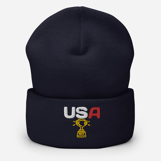 Ryder Cup Hat / Ryder Cup 2023 Hat / Golf Hat / USA Cuffed Beanie