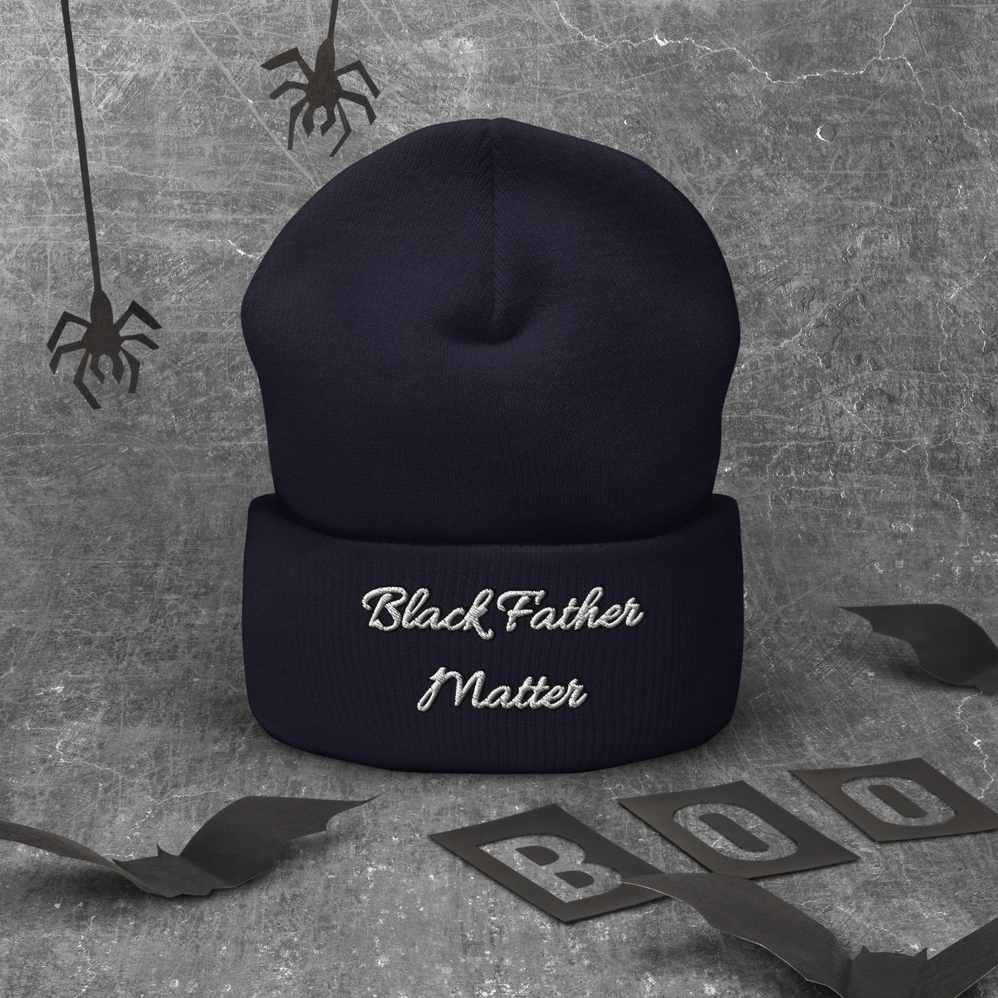 Kyrie Irving Hat / Black Father Matter / Organic Negrow Cuffed Beanie