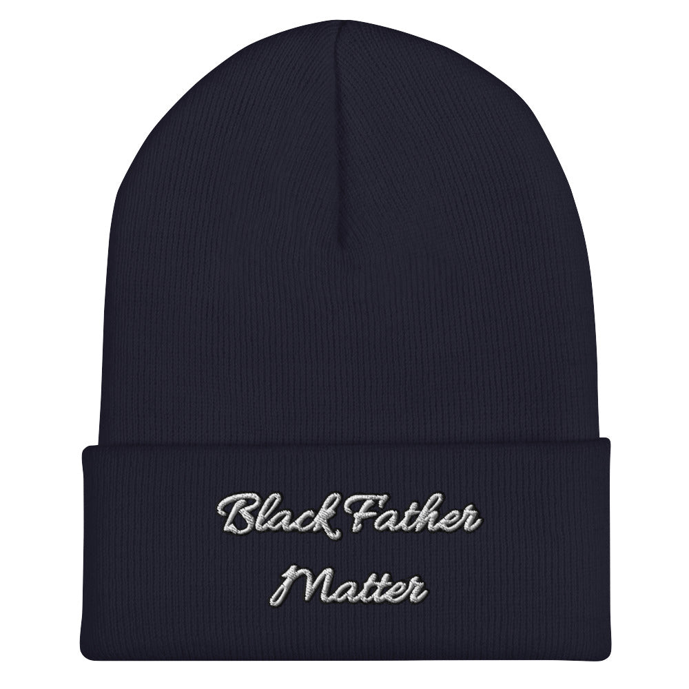 Kyrie Irving Hat / Black Father Matter / Organic Negrow Cuffed Beanie