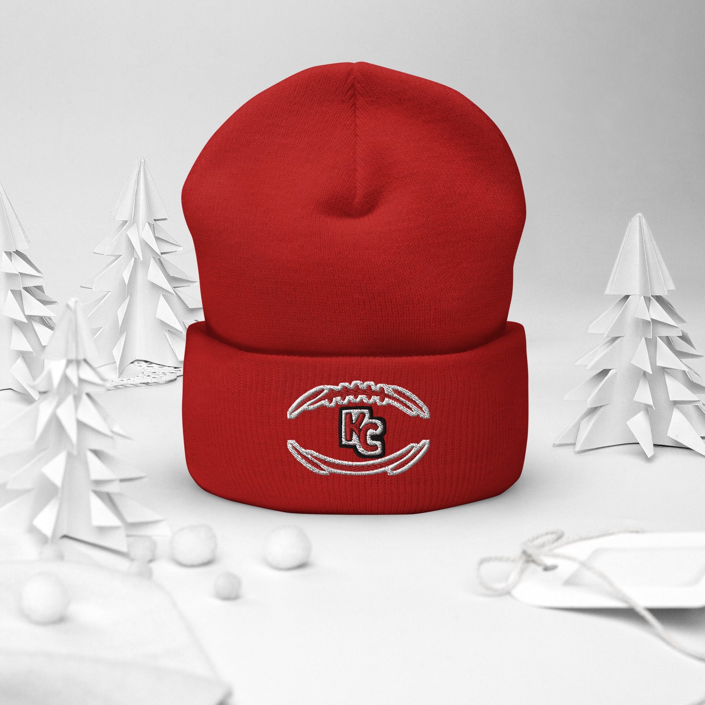 Kansas City Chiefs Hat / Chiefs Hat / KC Cuffed Beanie