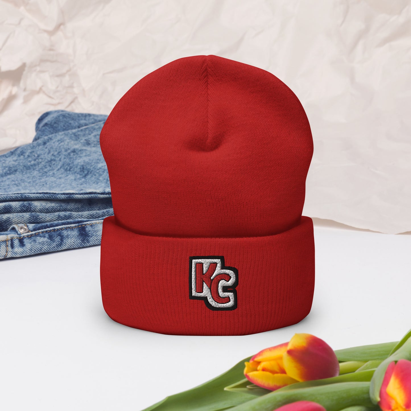 Kansas City Chiefs Hat / Chiefs Hat / KC Cuffed Beanie