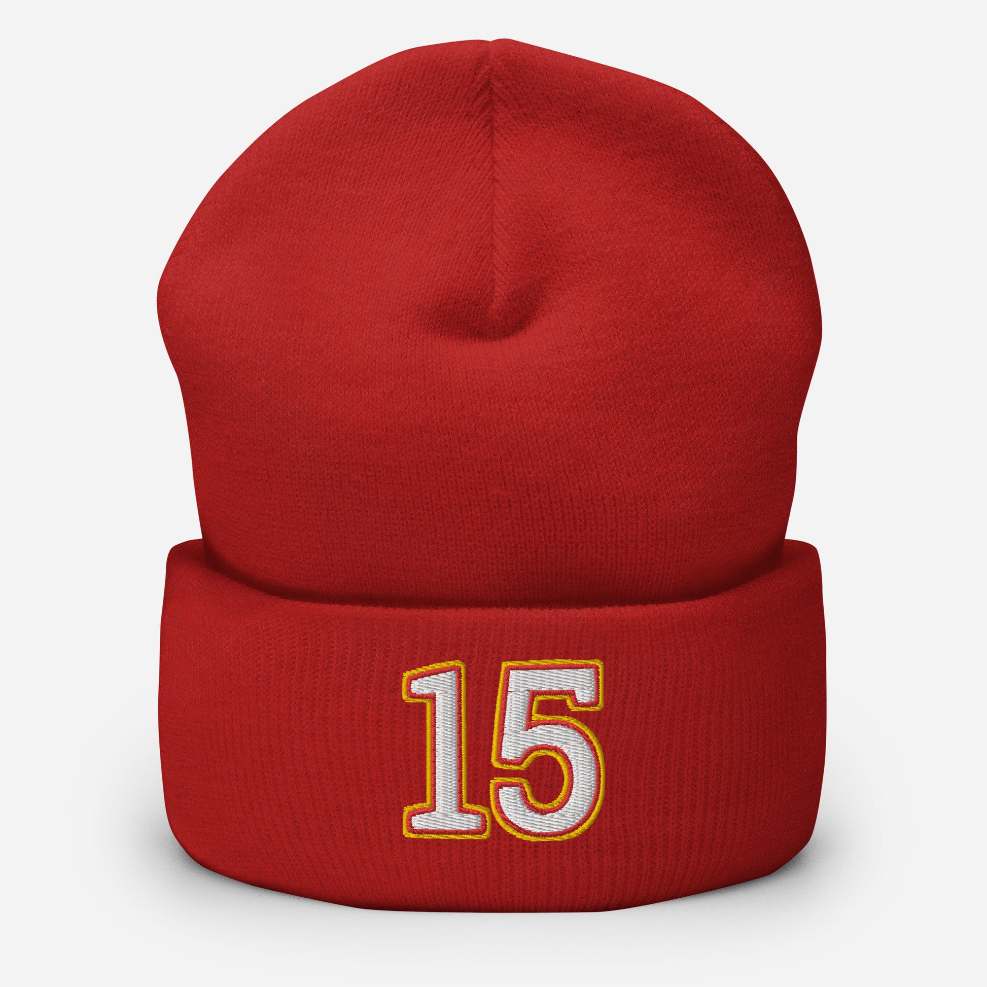 Mahomes Hat / Mahomes 15 Hat / 15 Hat / Chiefs Cuffed Beanie