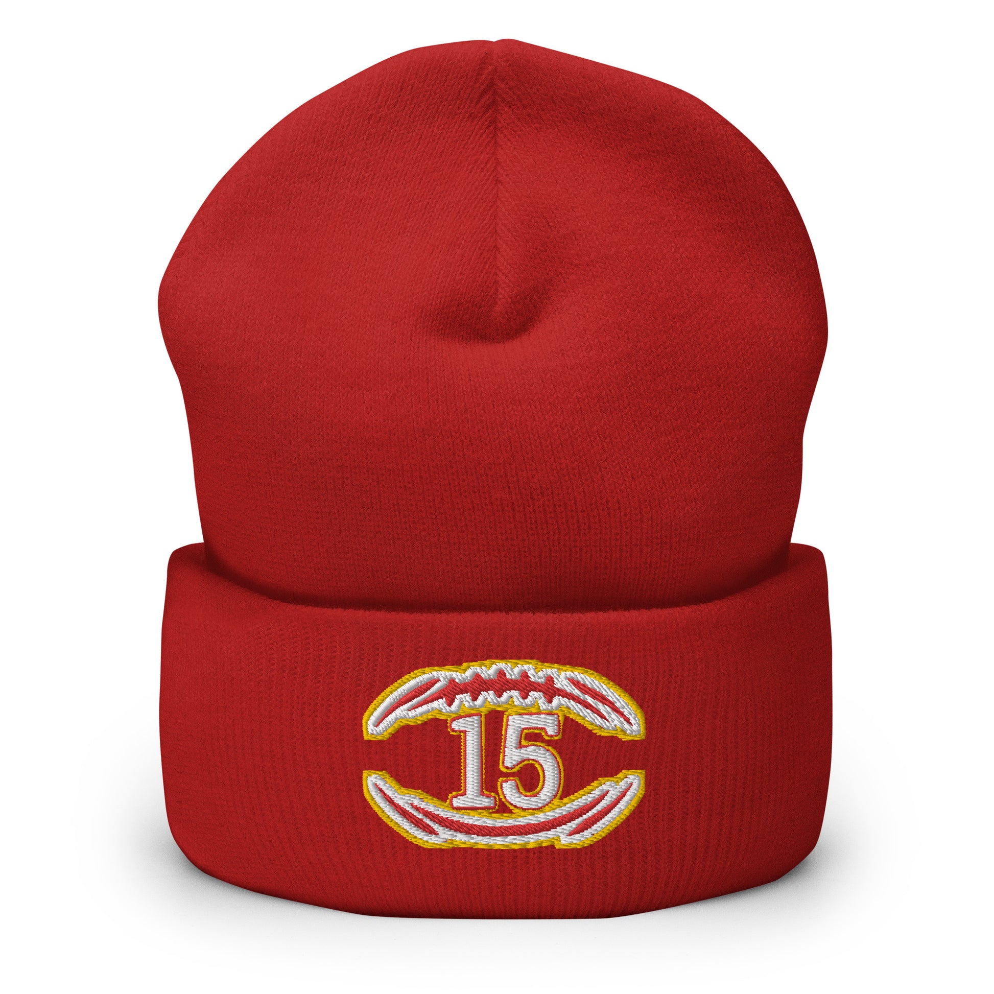 Mahomes Hat / Mahomes 15 Hat / 15 Hat / Chiefs Cuffed Beanie