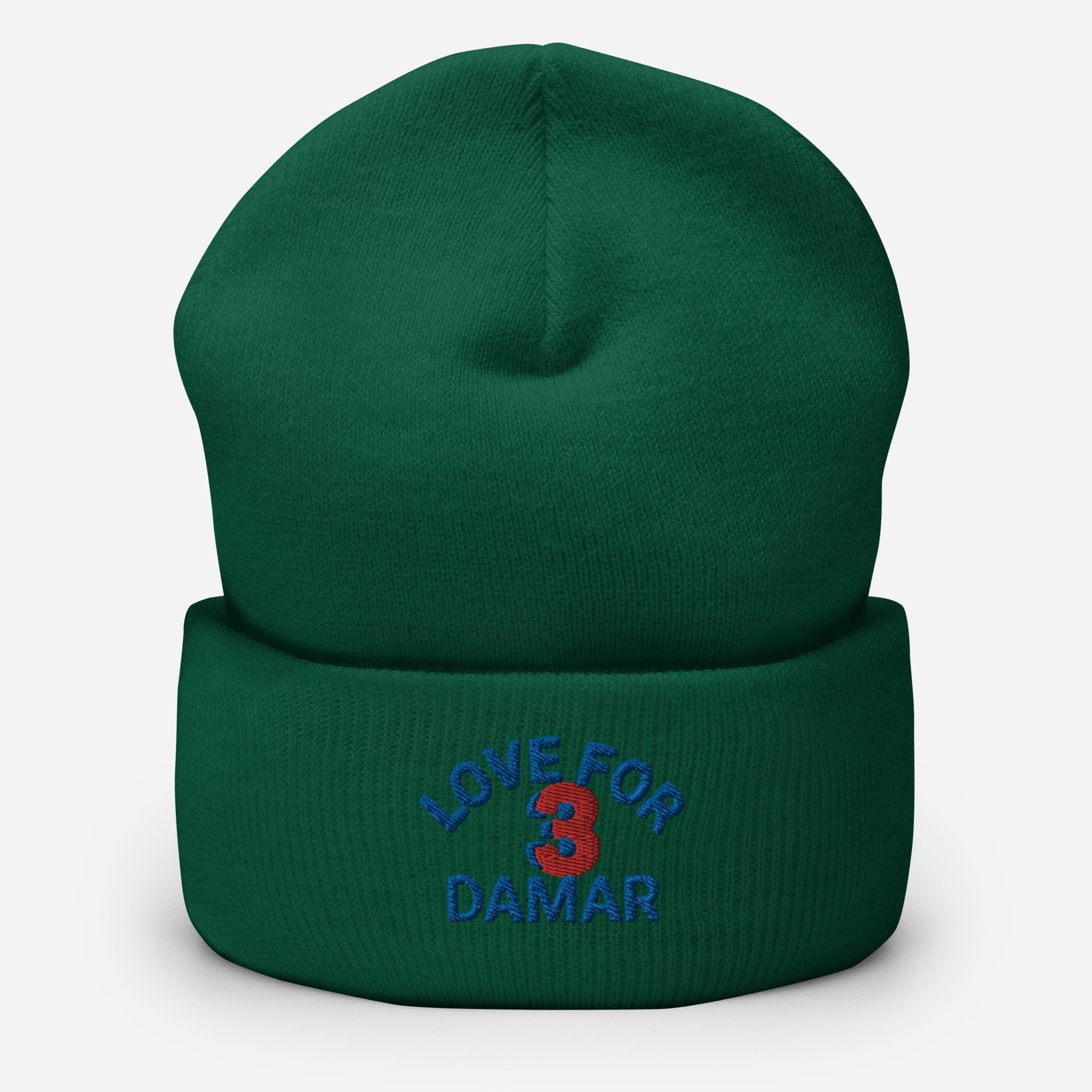 Damar Hamlin Hat / Love For 3 Hat / Buffalo Bills Cuffed Beanie