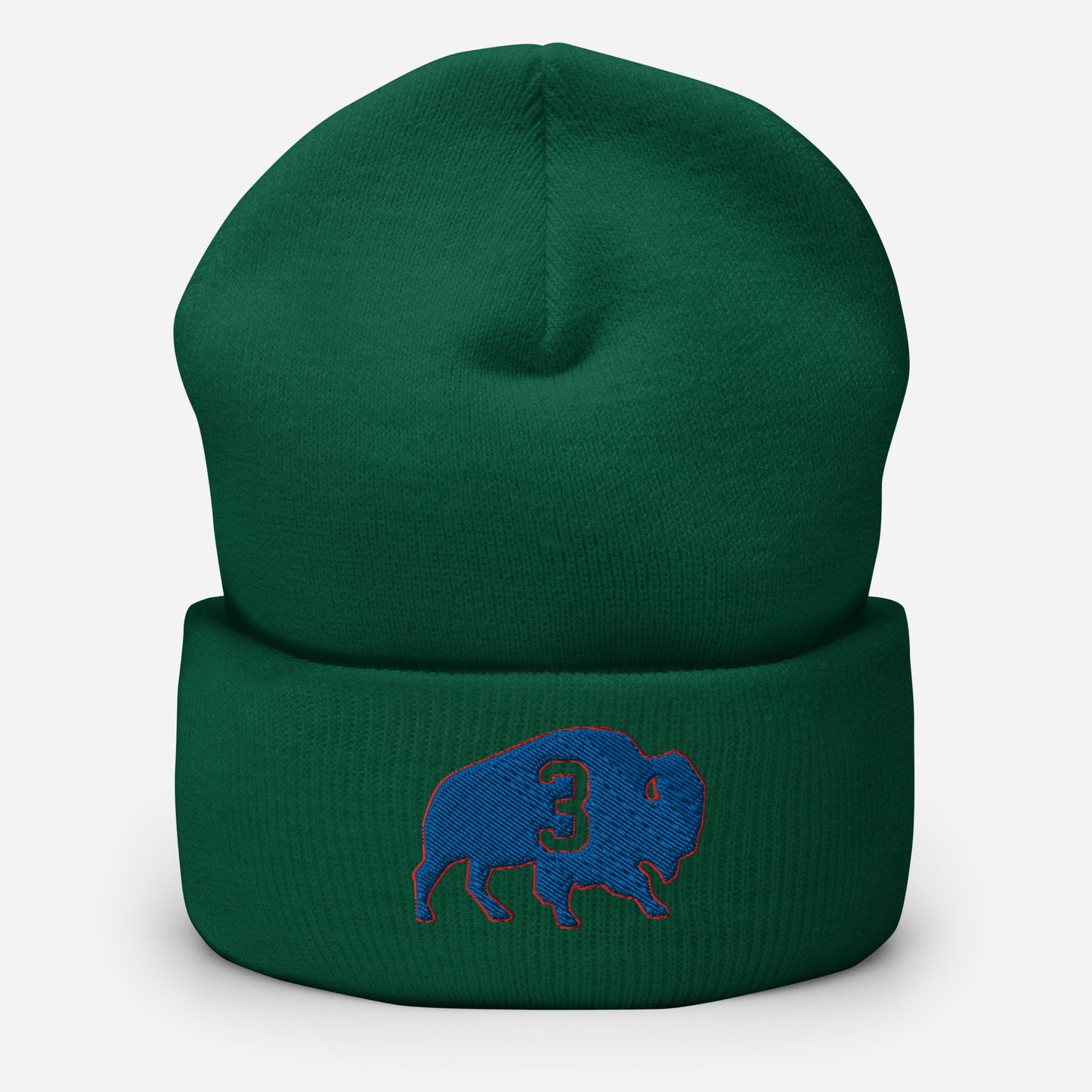 Damar Hamlin Hat / Love For 3 Hat / Buffalo Bills Cuffed Beanie