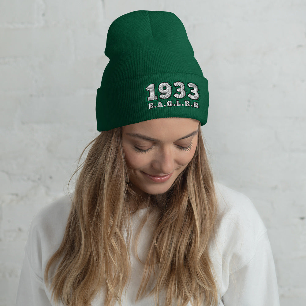 Eagles Champions Hat / 1933 Hat / Eagles Champs Cuffed Beanie