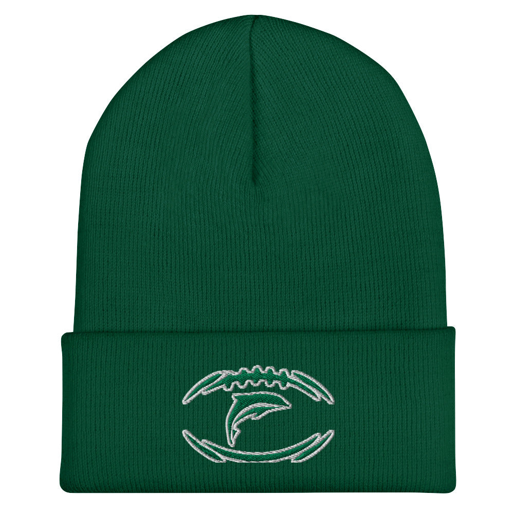 Miami Dolphins Winter Hat / Miami Dolphins Cuffed Beanie