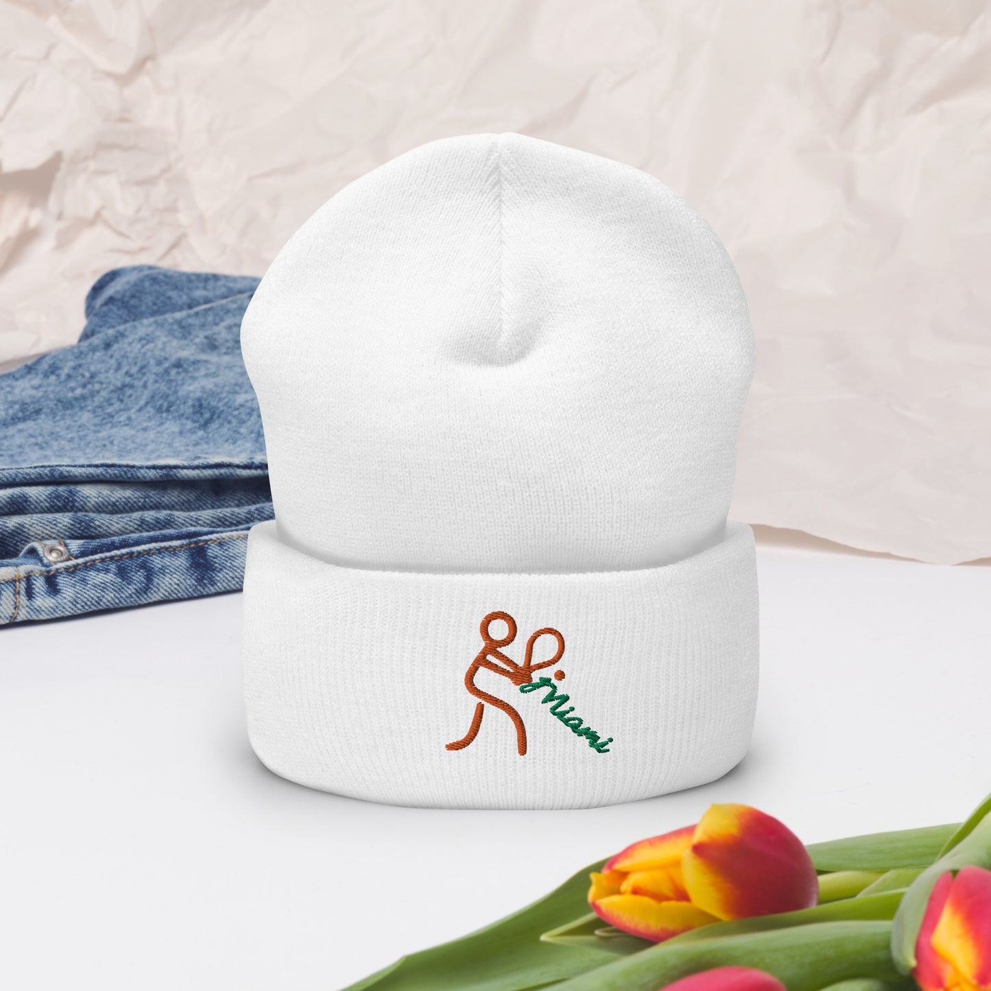 Miami Open Hat / Miami Tennis Championship / Miami Open Cuffed Beanie