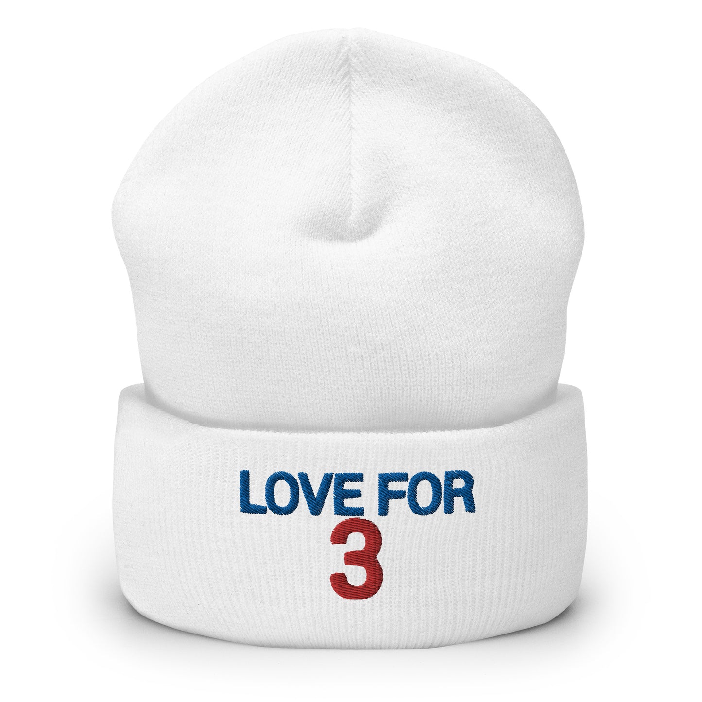 Damar Hamlin Hat / Love For 3 Hat / Buffalo Bills Cuffed Beanie