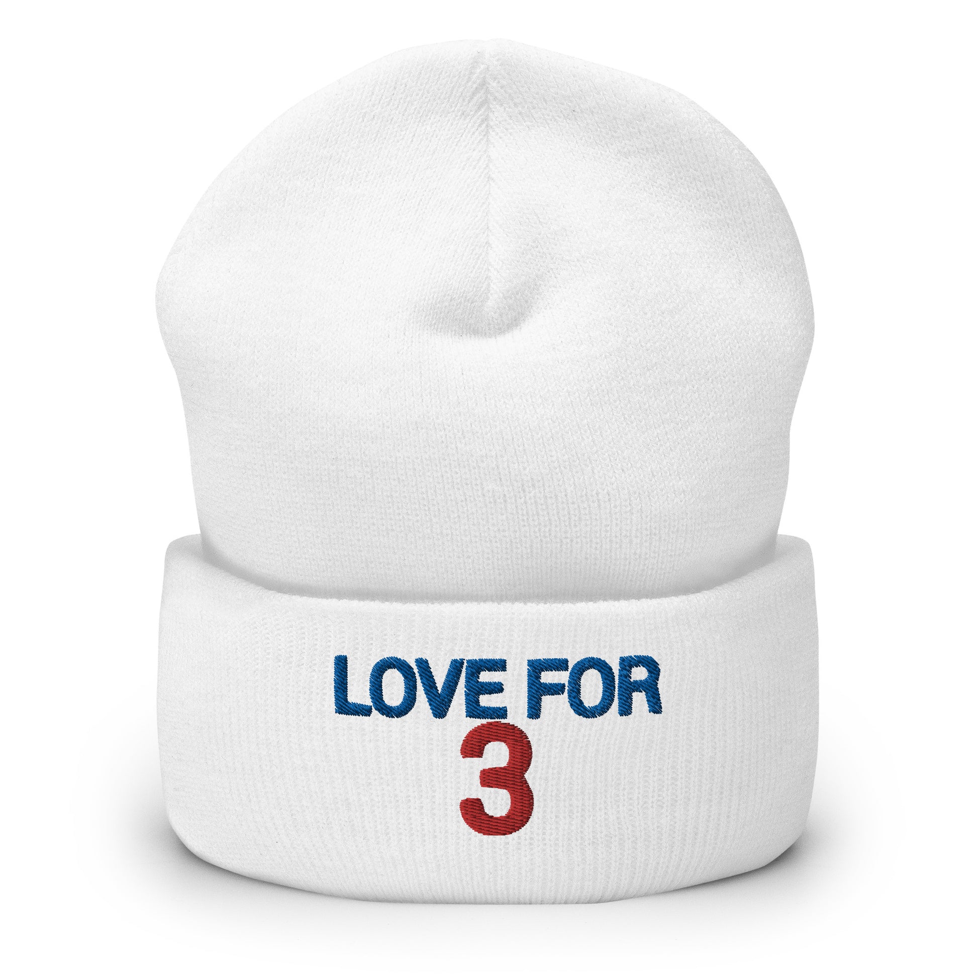 Damar Hamlin Hat / Love For 3 Hat / Buffalo Bills Cuffed Beanie