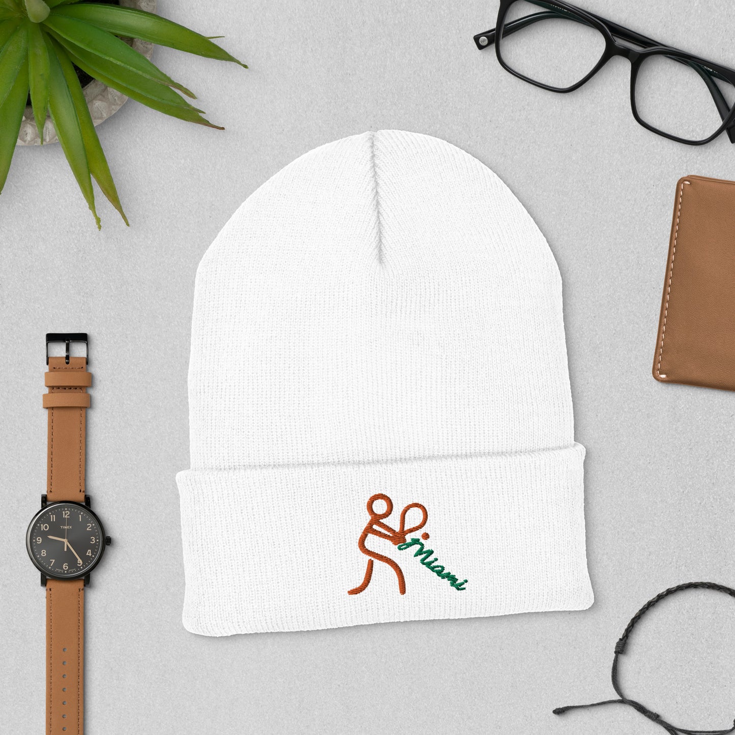 Miami Open Hat / Miami Tennis Championship / Miami Open Cuffed Beanie