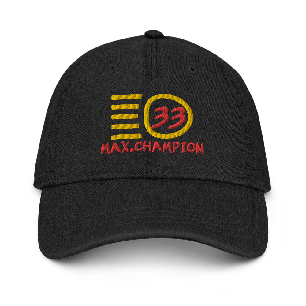 Max Verstappen Champion hat / 33 hat / Denim Hat