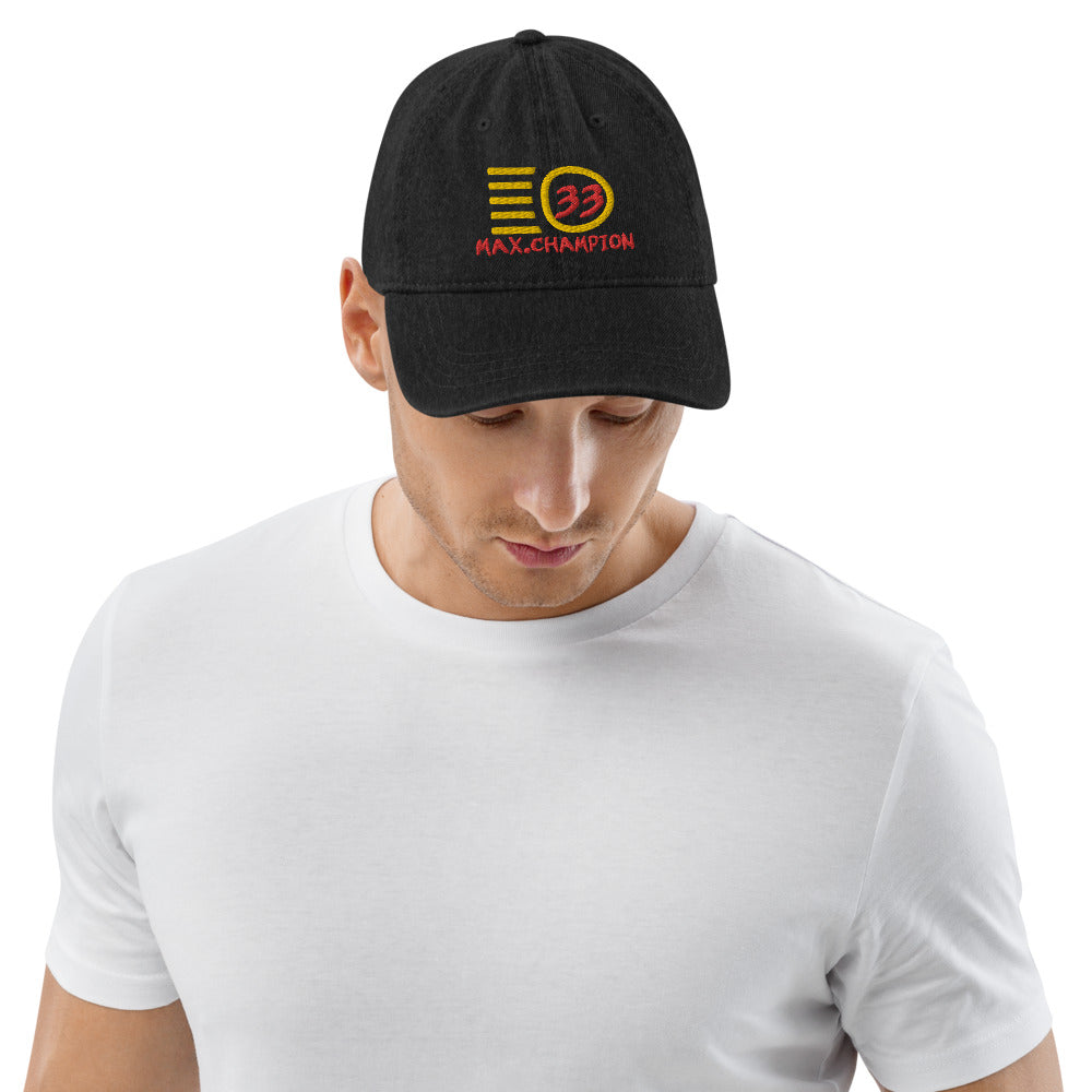 Max Verstappen Champion hat / 33 hat / Denim Hat