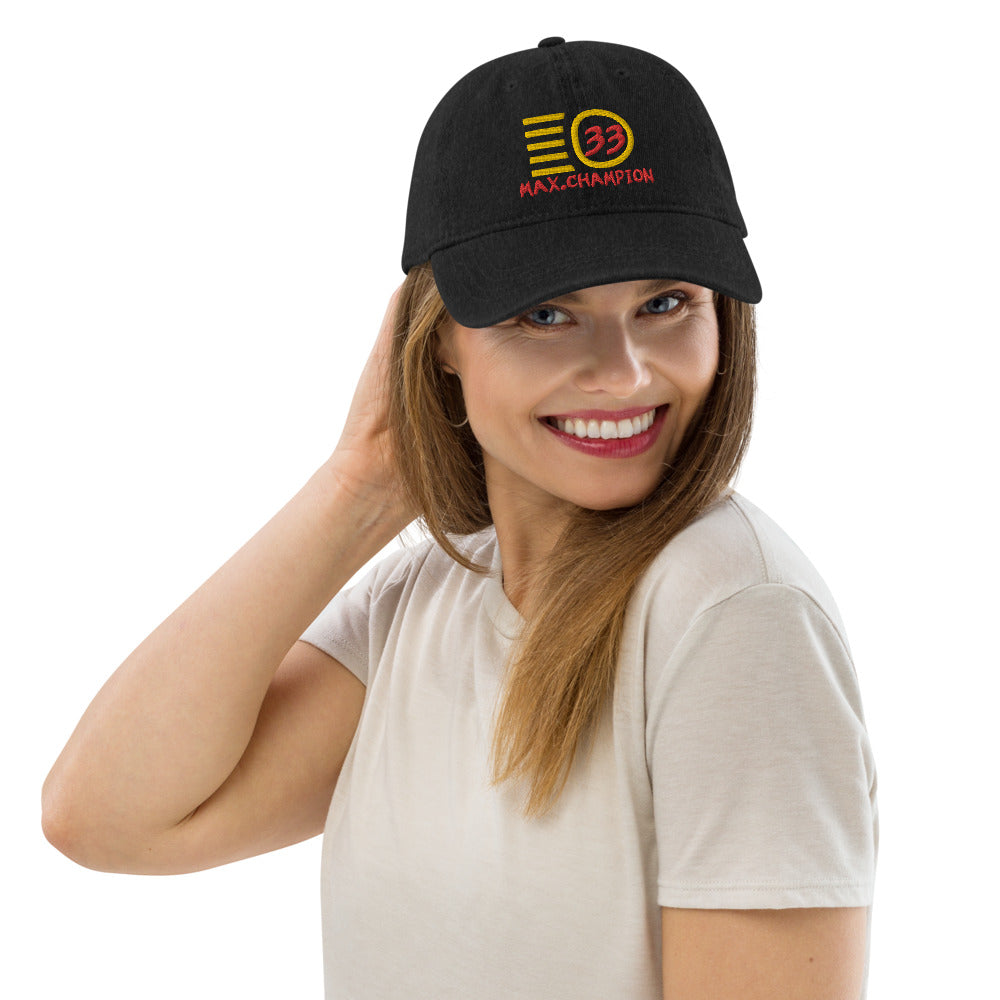 Max Verstappen Champion hat / 33 hat / Denim Hat