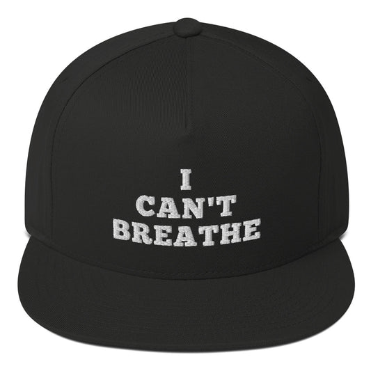 I Can't Breathe hat / George floyd Flat Bill Cap