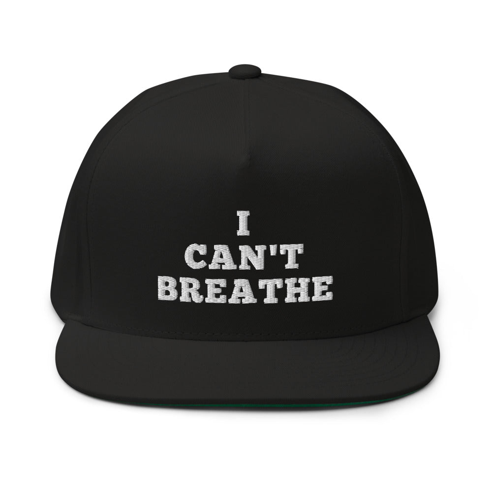 I Can't Breathe hat / George floyd Flat Bill Cap