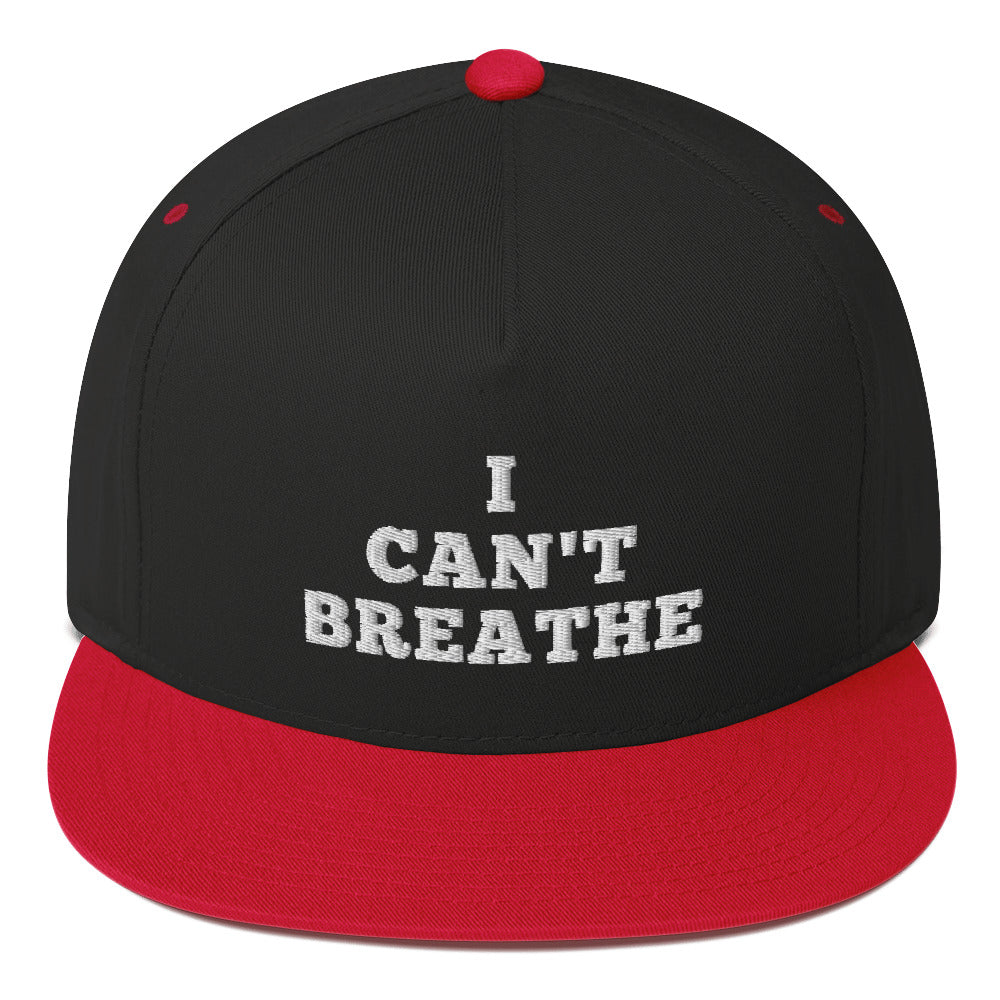 I Can't Breathe hat / George floyd Flat Bill Cap