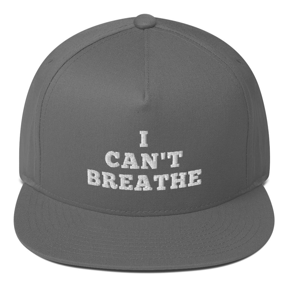 I Can't Breathe hat / George floyd Flat Bill Cap