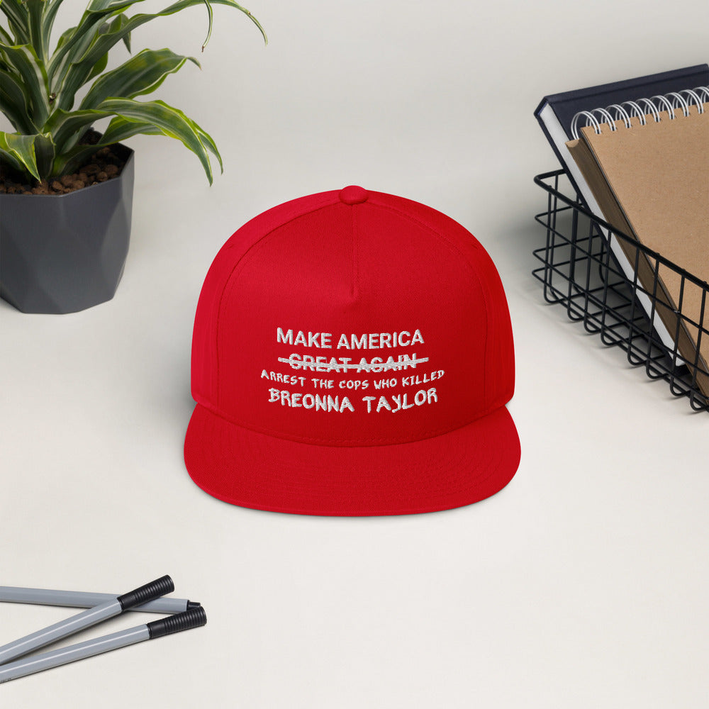 Make America Arrest The Cops Hat / Lebron James Hat / Flat Bill Cap