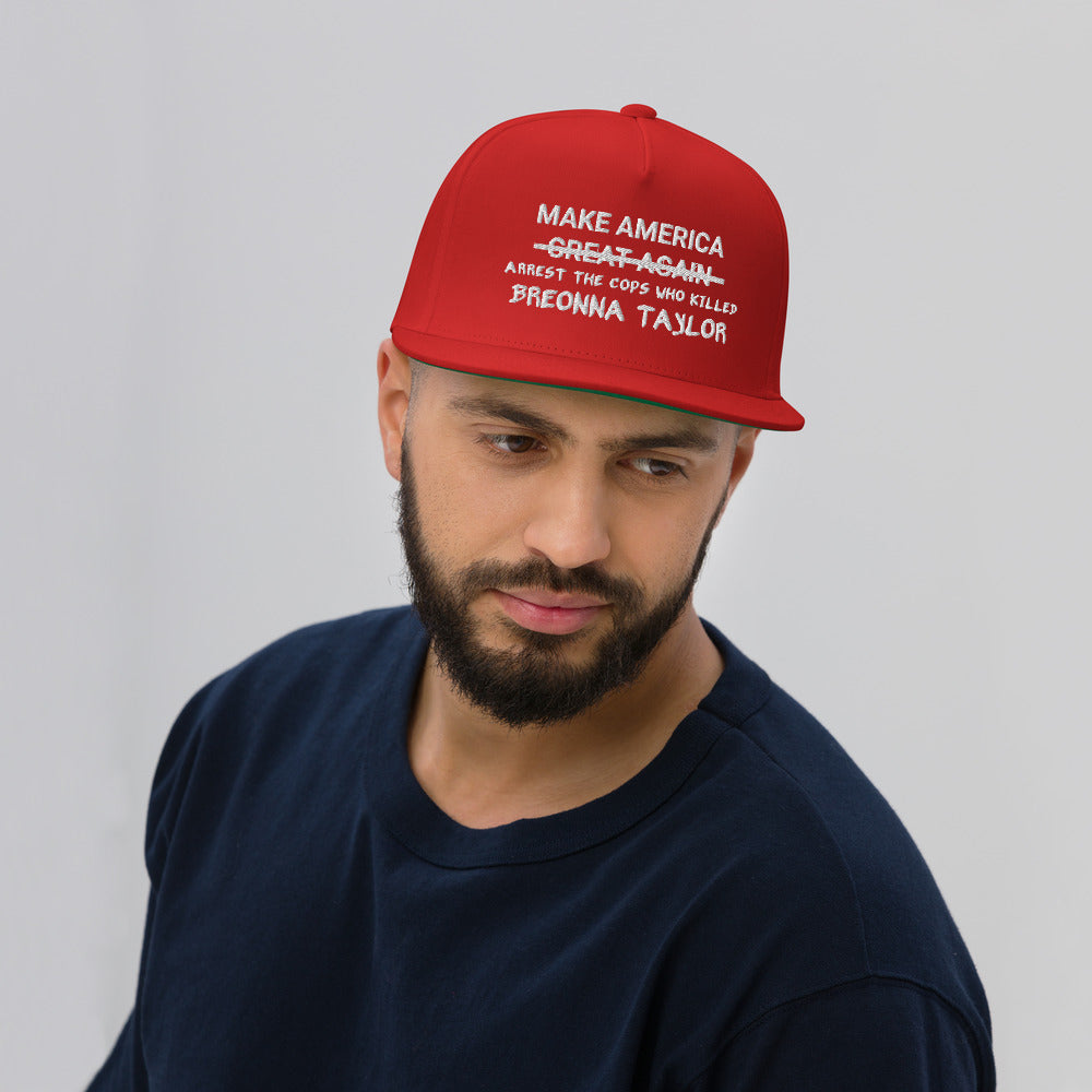 Make America Arrest The Cops Hat / Lebron James Hat / Flat Bill Cap