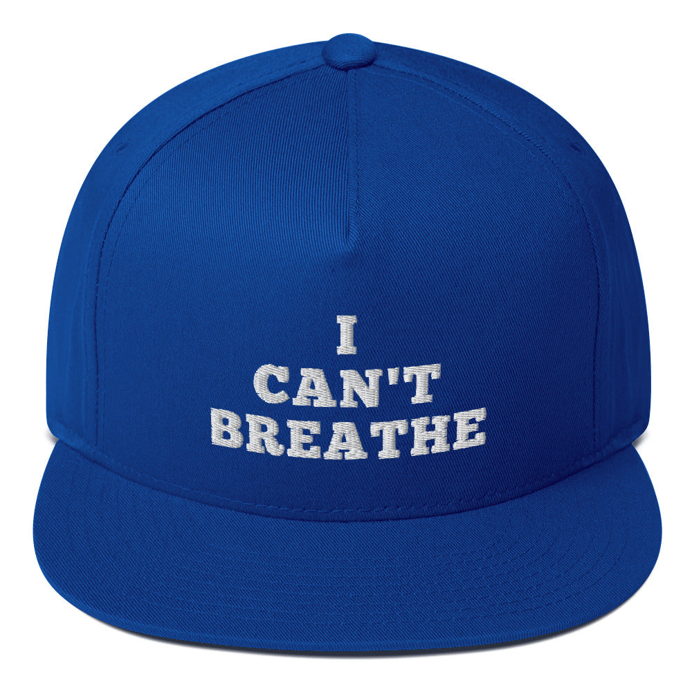 I Can't Breathe hat / George floyd Flat Bill Cap