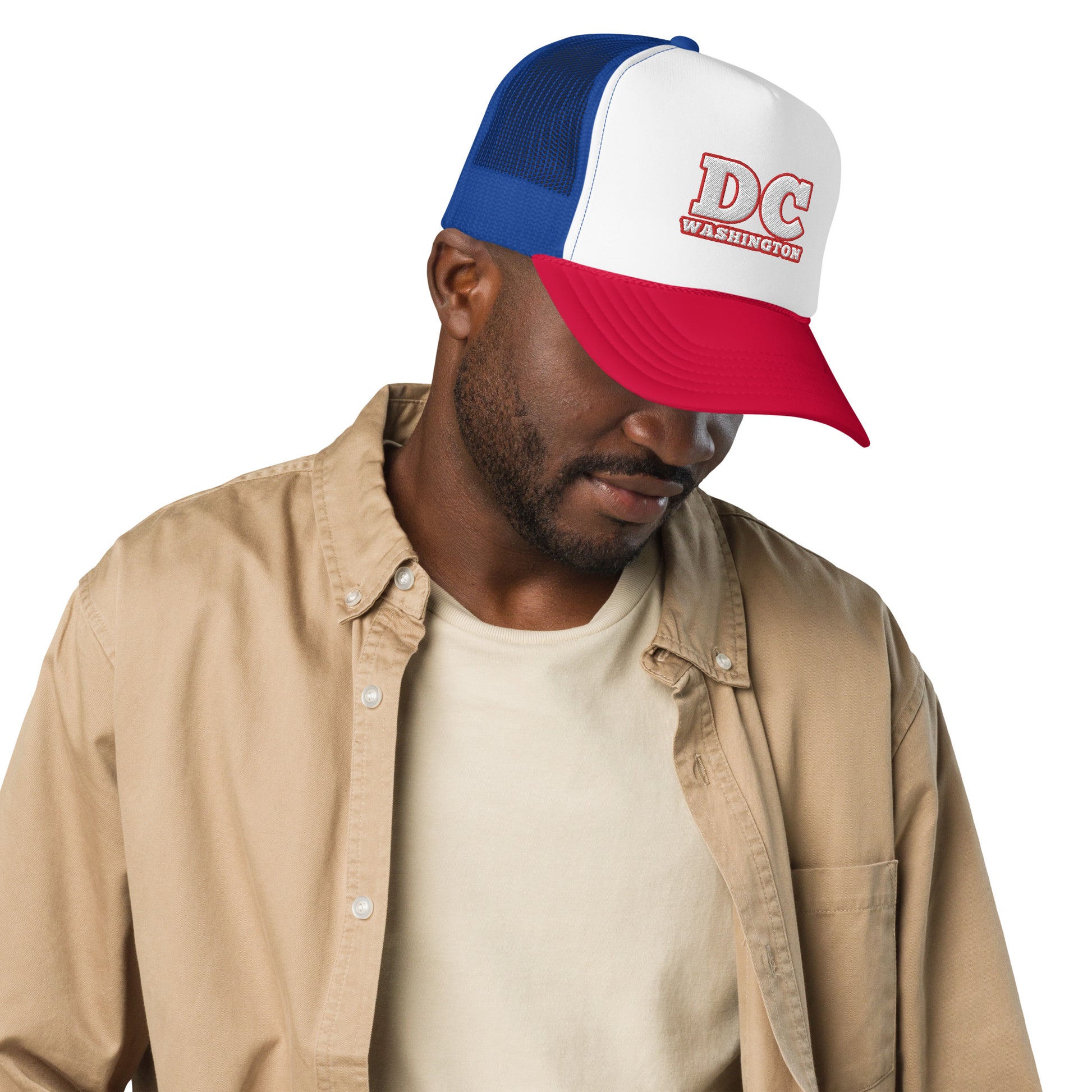 DC Hat / Washington DC Hat / Washington DC Foam trucker hat