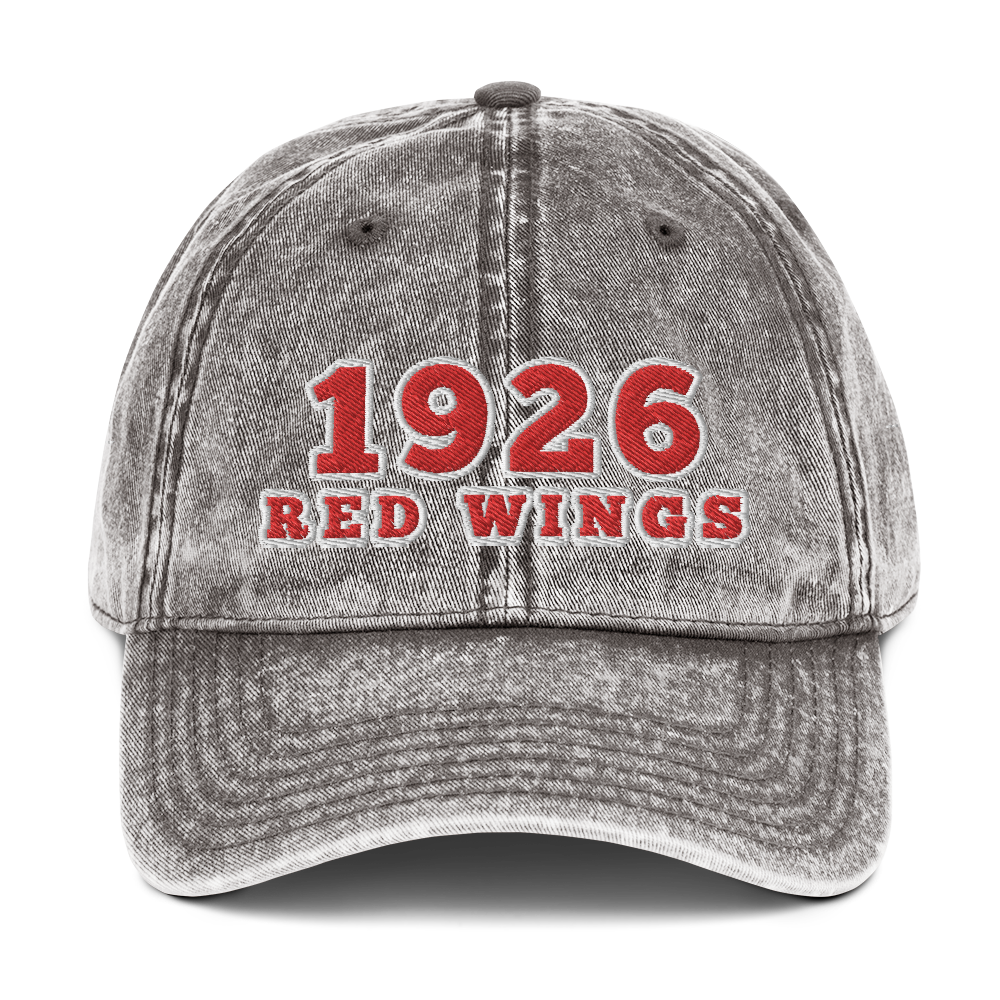 Detroit red Wings hat /  Detroit red Wings Vintage Cotton Twill Cap