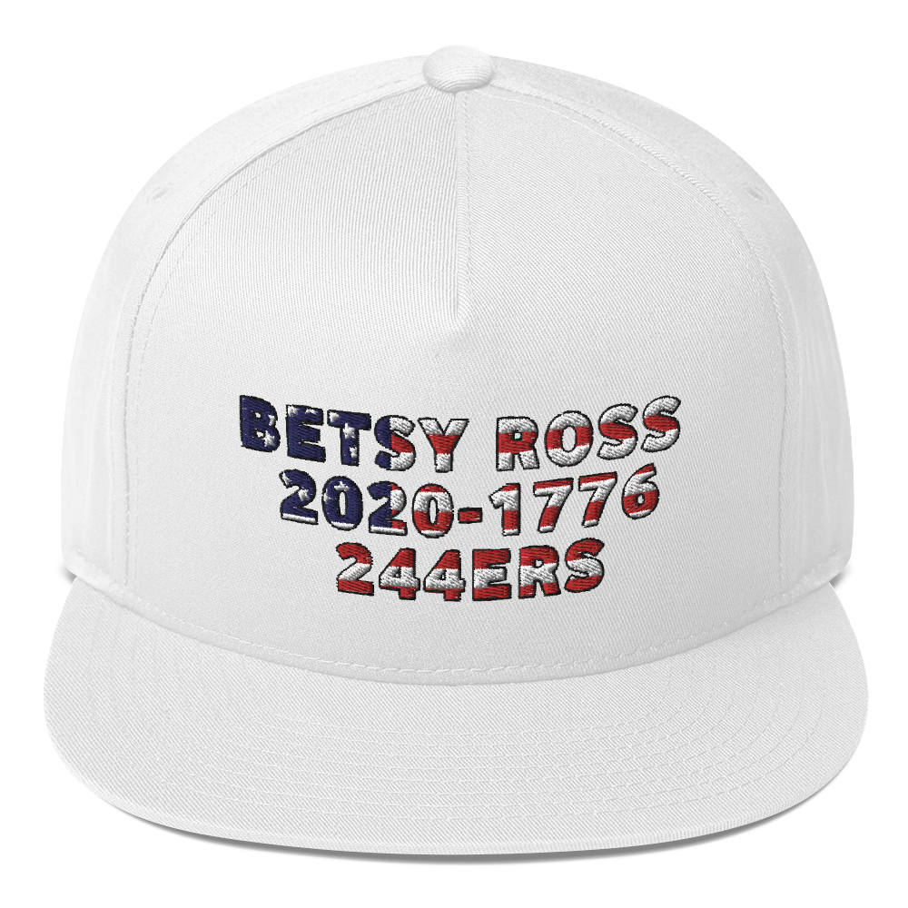 Betsy Ross hat / Independence Day hat / Flat Bill Cap