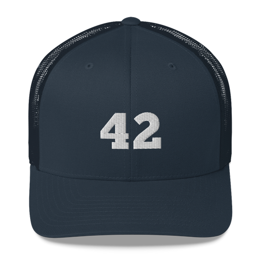Chadwick Boseman 42 hat / Black Panther hat / 42 hat / Trucker Cap