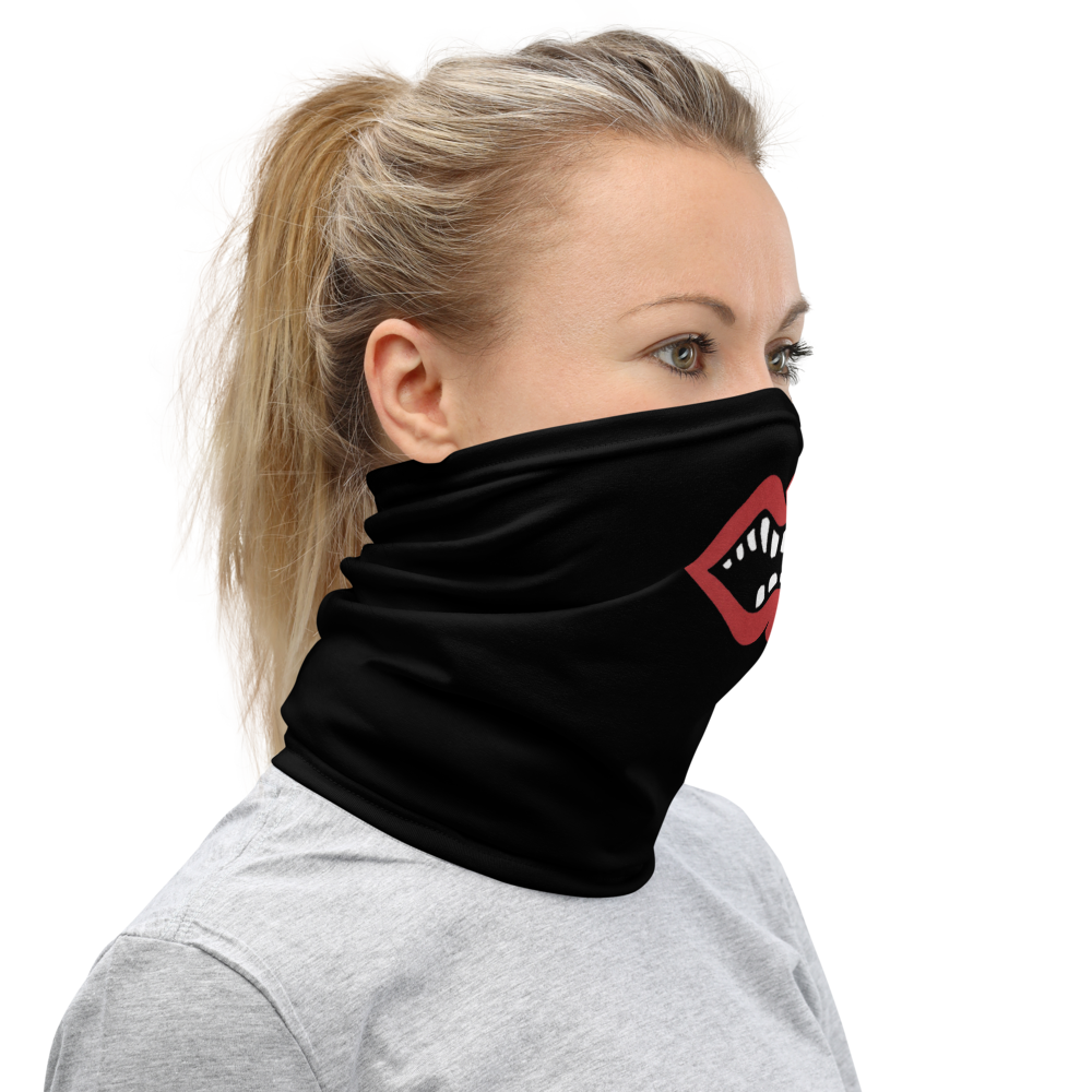 Toothed lips / Gapped Tooth Neck Gaiter / Neck Gaiter