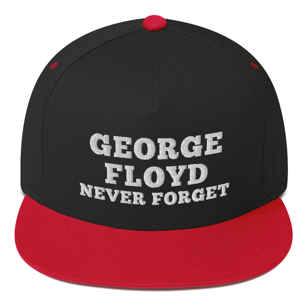 George floyd never forget hat / George floyd hat / Flat Bill Cap