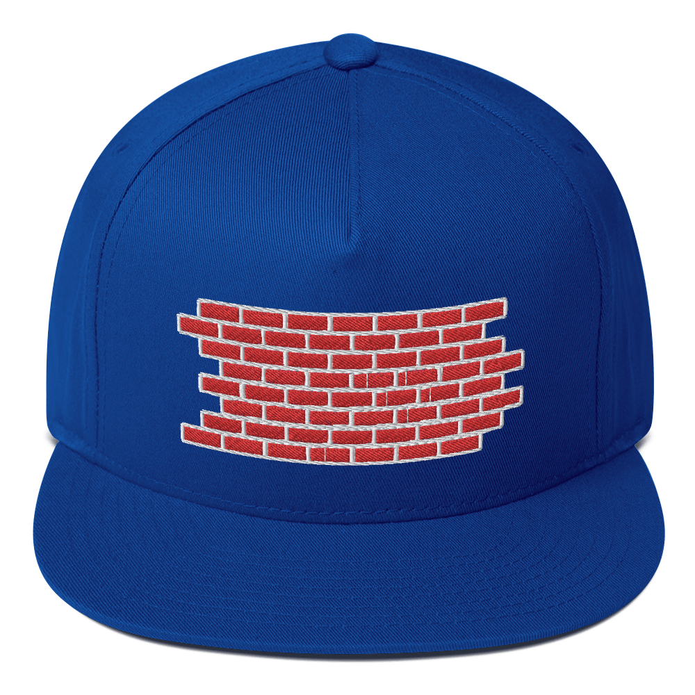 brick by brick hat / brick by brick Flat Bill Cap