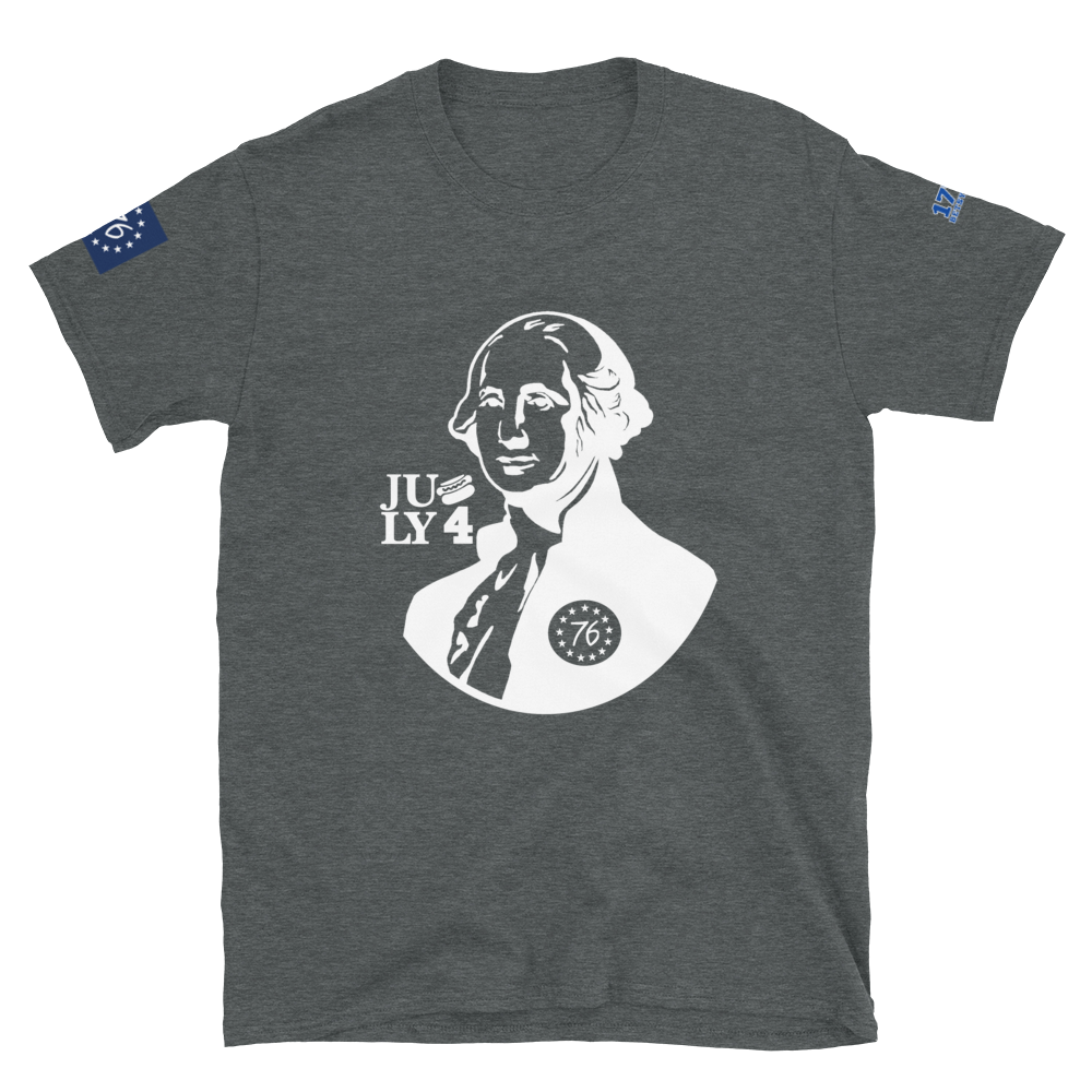 George Washington T-shirt / Betsy Ross T-Shirt / Front, back and sleeves print
