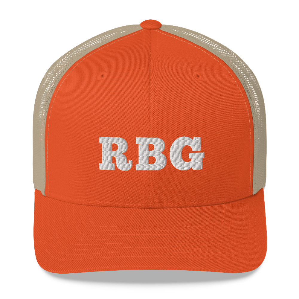 Rbg hat / Notorious Rbg hat / Rbg Trucker Cap