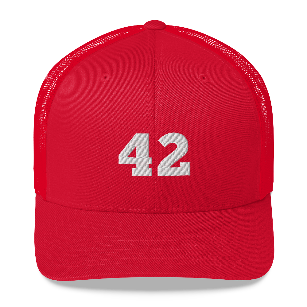 Chadwick Boseman 42 hat / Black Panther hat / 42 hat / Trucker Cap