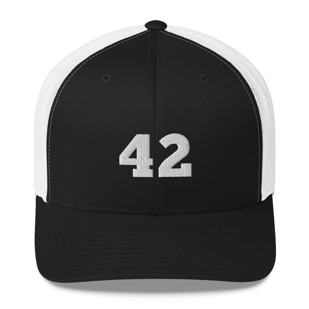 Chadwick Boseman 42 hat / Black Panther hat / 42 hat / Trucker Cap