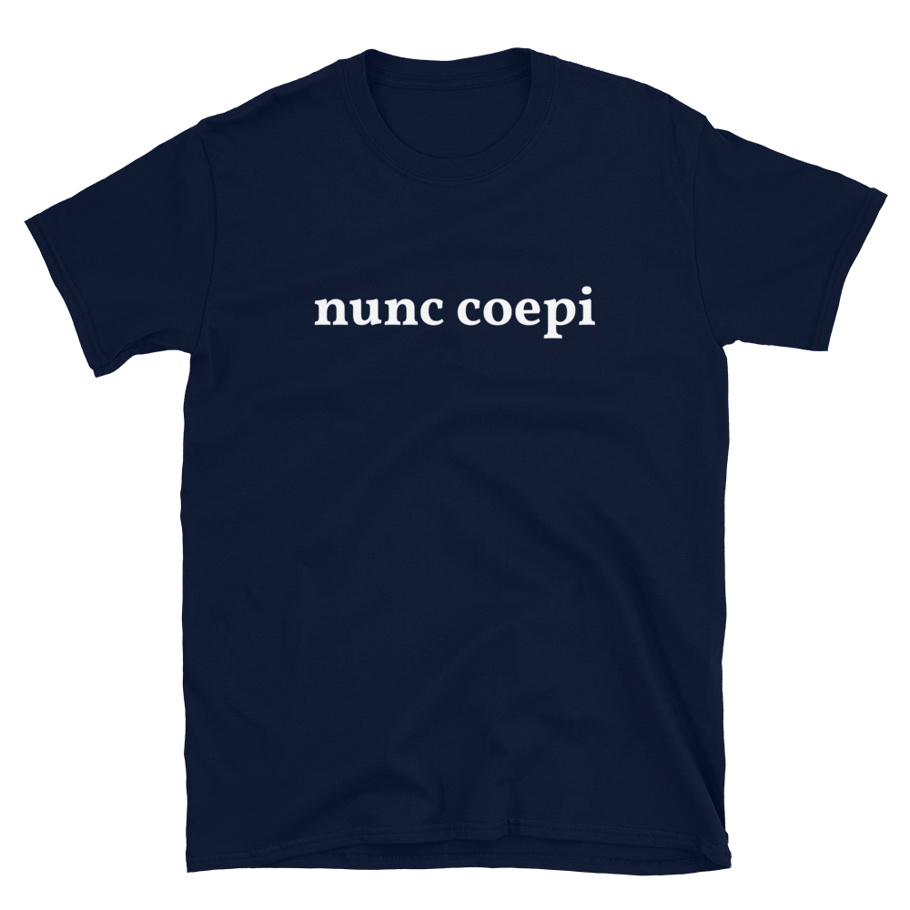Nunc Coepi T-shirt / Nunc Coepi Shirt / Philip Rivers T-Shirt