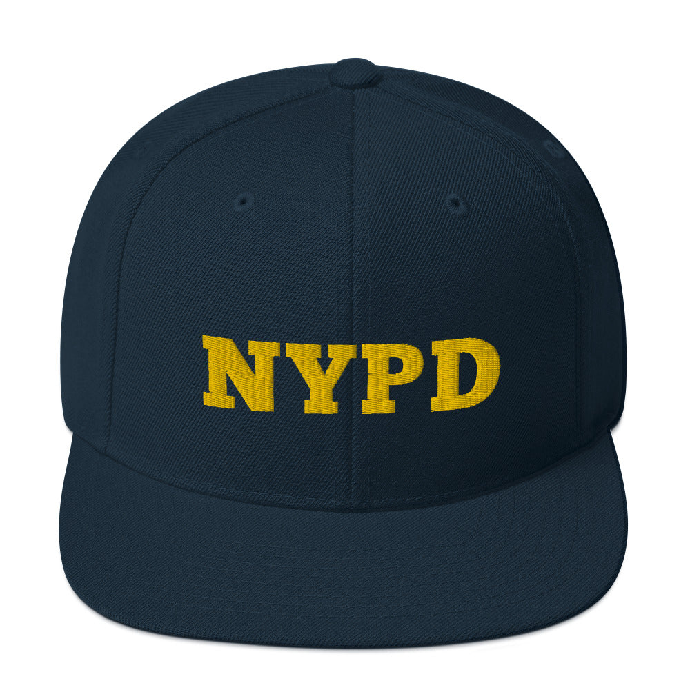 NYPD Yankees Hat / NYPD Yankees Snapback Hat Dark Navy