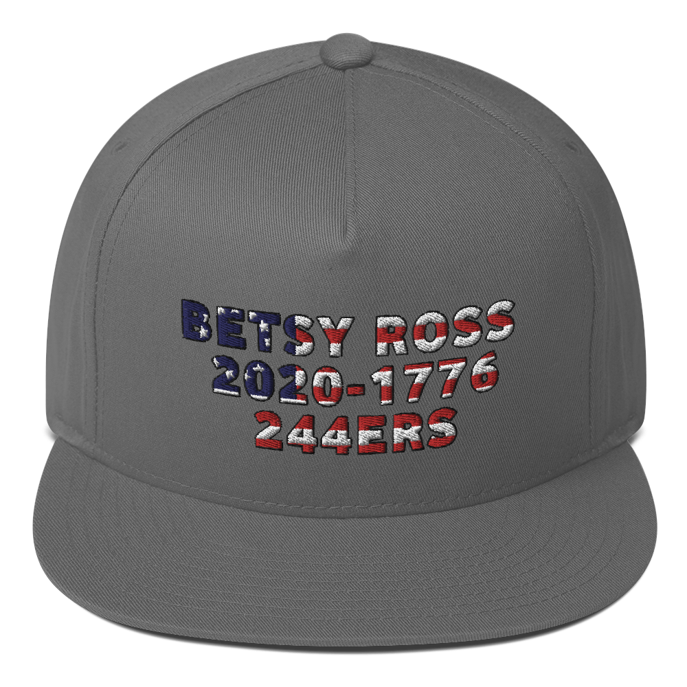 Betsy Ross hat / Independence Day hat / Flat Bill Cap