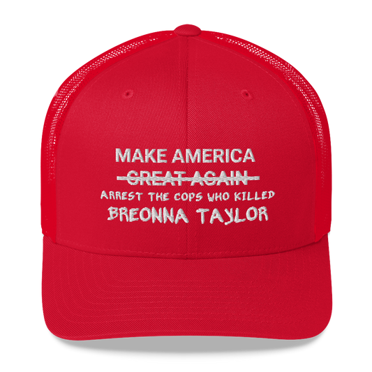 Make America Arrest The Cops Hat / Lebron Hat / Lebron Trucker Cap